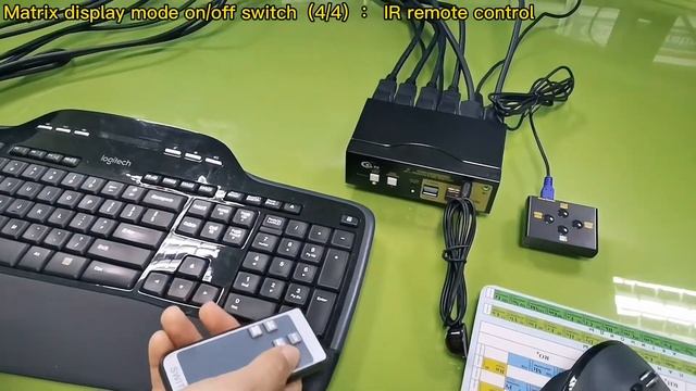 CKLau 2 Port Dual Monitor Displayport USB 3.0 4K 60Hz, 2x2 Matrix KVM Switch DP1.2（CKLau-622DP-M） смотреть онлайн