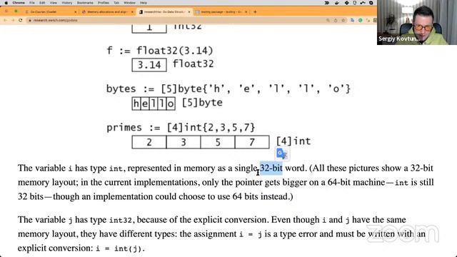 Golang Course - Session 11： Memory allocations and alignment. Testing in Go - Part 1⧸2 смотреть онлайн