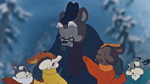 Дедушка и внучек. Советский мультфильм. Зимняя история.