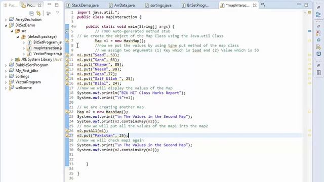 MAP CLASS IN JAVA PART 2 IN URDU смотреть онлайн