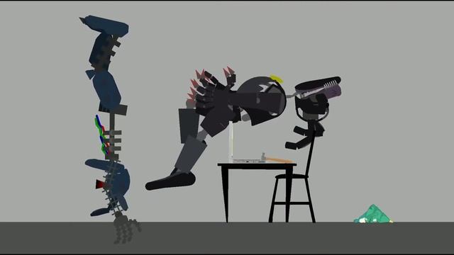 nightmare spring bonnie VS ignited Bonnie (stick nodes fnaf)(fnaf) смотреть онлайн