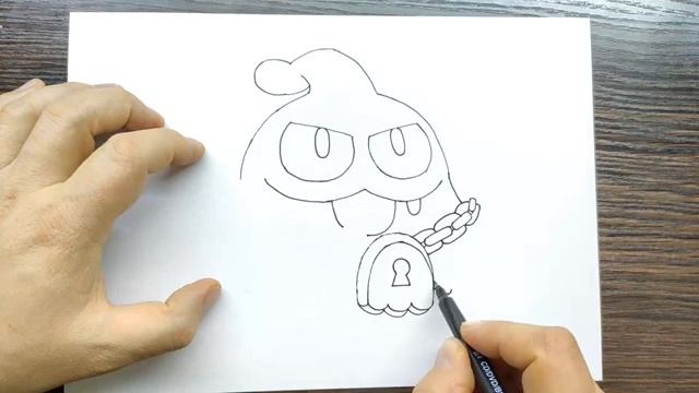 Как нарисовать Призрака Сквика - Бравл Старс - How to draw Ghost Squeak - Brawl Stars смотреть онлайн
