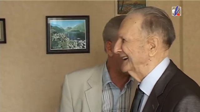 Вентспилсчанин получает поздравления с юбилеем 100 лет смотреть онлайн