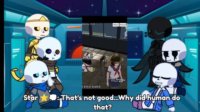 Sans au react to my fyp (weird ?) смотреть онлайн