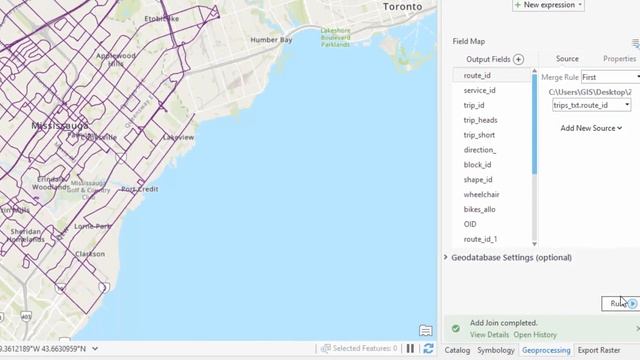 Tasks in ArcGIS Pro: Converting GTFS Data to an ArcGIS Pro Shapefile смотреть онлайн