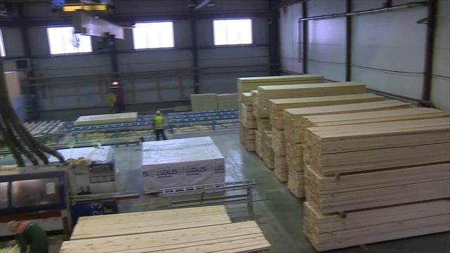 Материалы для домостроения. Участок глубокой переработки древесины. смотреть онлайн