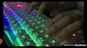 АСМР, МЕХАНИЧЕСКАЯ клавиатура и её подсветка.