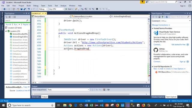 Selenium with C# 29 - Actions class mouse DragAndDrop(IWebElement source, IWebElement target) metho смотреть онлайн