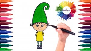 Как легко нарисовать гнома поэтапно