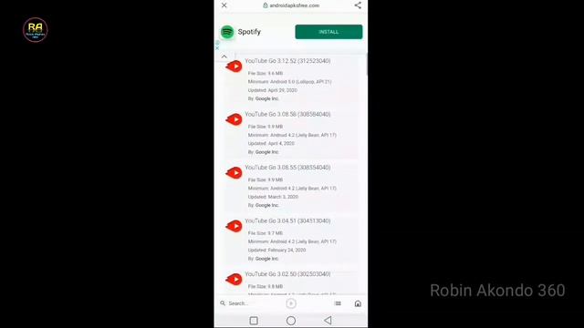 YouTube Go is no longer available Problem Solution | how to open youtube go app | Robin Akondo 360 смотреть онлайн