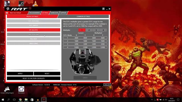 Mad Catz Rat 8 FLUX Programming Software @ Windows 10 смотреть онлайн