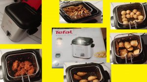 Фритюрница Tefal. Приготовление картошки фри, пельменей, баклажанов во фритюре