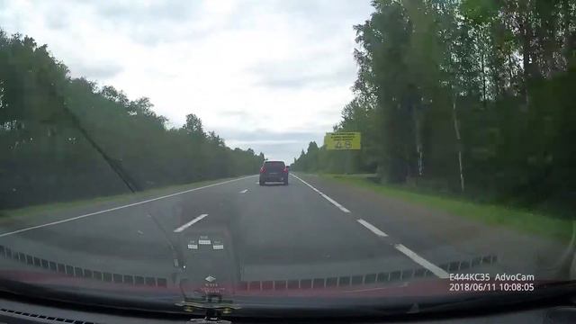 Состояние трассы А114.