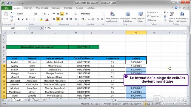 Comment choisir le format d'une cellule avec Excel 2010 ? смотреть онлайн