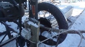 ленточная пилорама из колес Урала своими руками