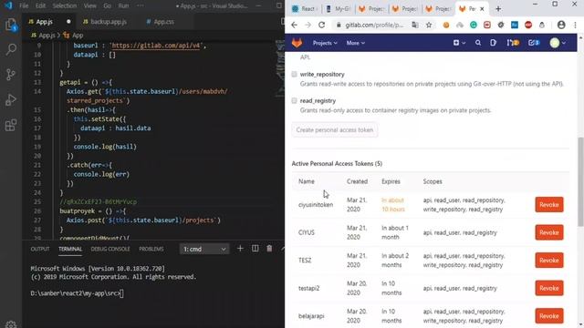 RECORDING 007 - [AMATEUR VIDEO] Pembahasan React JS Axios Post API Sanberbook смотреть онлайн