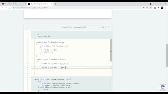 Hacker Rank Day 27 :Testing| Java | HackerRank Solution | 30 Days Of Code | смотреть онлайн