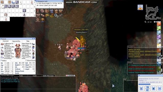 Bowling Bash 85% Cast Delay Low TI Leveling | Ragnarok Online iRO Chaos | Rune Knight смотреть онлайн