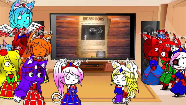 Countryfurries (Kingdom universe) react to: pop cat sings erika смотреть онлайн