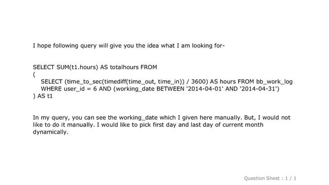 MySQL : MySQL first day and last day of current and previous month from date (no timestamp) смотреть онлайн
