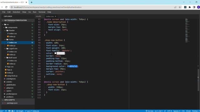 CODING PRACTICE 27 | NXT TRENDZ AUTHENTICATION | REACT JS | CCBP 4.O |CCBP смотреть онлайн