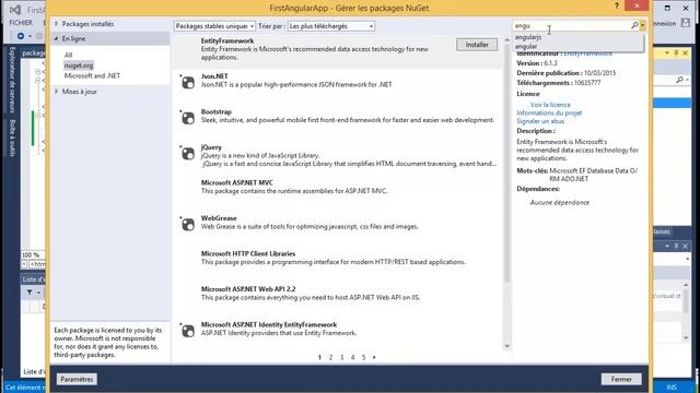 Angularjs first application with visual studio смотреть онлайн