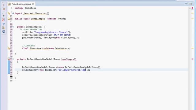 Java Custom JComboBox - Add Images In Cells [Handle Events] смотреть онлайн