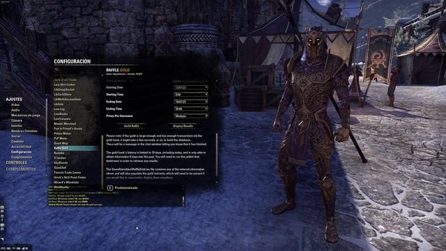 sorteo loteria EL BAZAR ROJO the elder scrolls online pc eu GUILD DE TRADE HISPANOHABLANTE смотреть онлайн