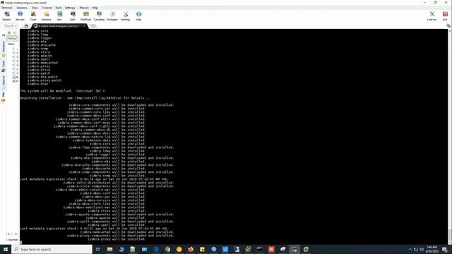 Install and Configure Zimbra on Redhat Linux 8 смотреть онлайн