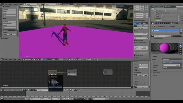 Как добавить тень на HDRI. Add shadow on hdri in blender смотреть онлайн