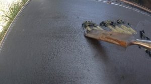 Молотковая краска на авто, это нечто. подготавливаю к покраске