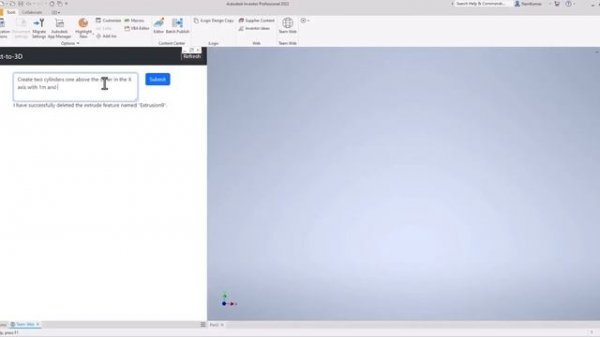 ChatGPT Integration with Autodesk Inventor