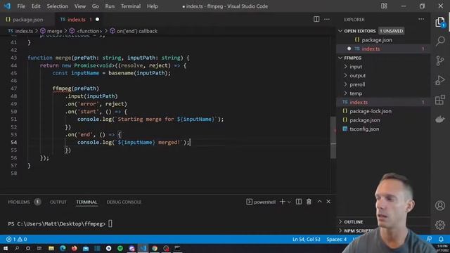 Concatenate Videos with FFmpeg and Node.js [Advanced Tutorial] смотреть онлайн