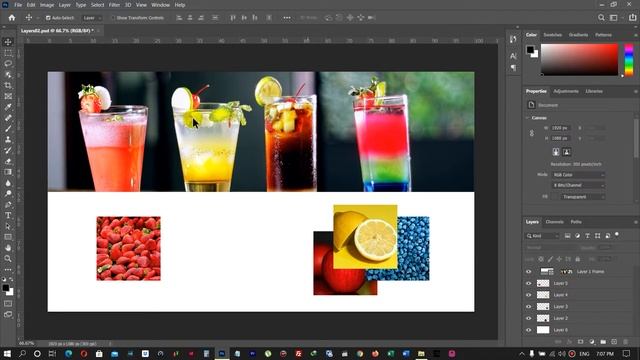 Transforming and Aligning Layers - Photoshop for Beginners in Sinhala - Part 16 смотреть онлайн