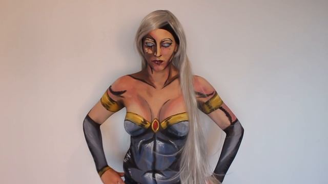Storm X-Men Body Paint смотреть онлайн