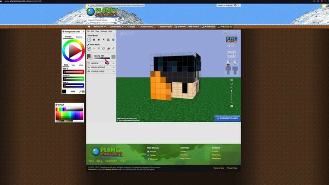 How to make transparent sunglasses on a Minecraft skin without PHOTOSHOP смотреть онлайн