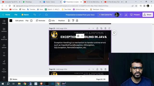 java complete Course #40 ?Exception handling #final #java #computer | Exception in java Avinash смотреть онлайн