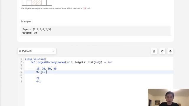 Leetcode - Largest Rectangle in Histogram (Python) смотреть онлайн