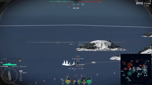 FLORIDA?КАРТОННЫЙ СТРЕЛОК С ПВО! - World of Warships смотреть онлайн
