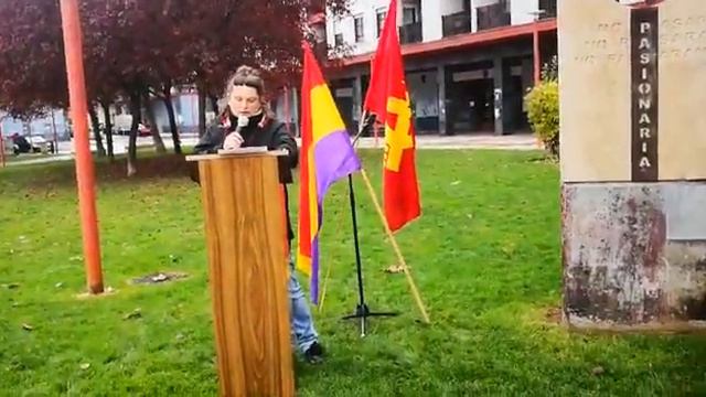Acto antifascista y de desagravio a Dolores Ibarruri. Miranda de Ebro. 30 de Noviembre del 2019. смотреть онлайн