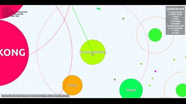 Agar.io - a fascinating bot смотреть онлайн