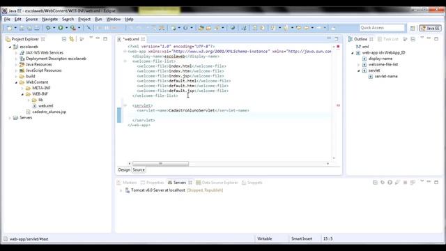Configurando um servlet no arquivo web.xml смотреть онлайн