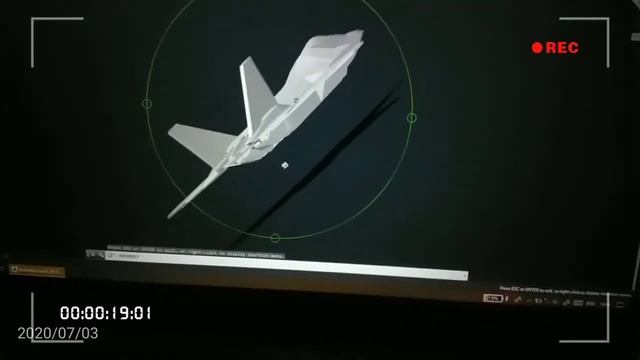 F-22 raptor in AutoCAD смотреть онлайн