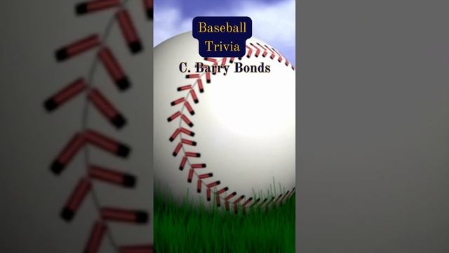 Baseball Trivia Q1 - #shorts #baseballfun #baseballtrivia #baseballfacts #mlbhistory смотреть онлайн