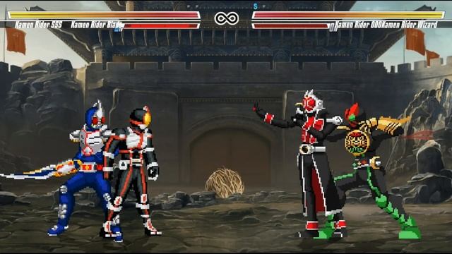 FAIZ/BLADE VS WIZARD/OOO - KAMEN RIDER MUGEN 2021 TEAM BATTLE смотреть онлайн