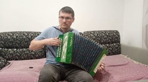 Любэ «Конь» на гармони. Кавер