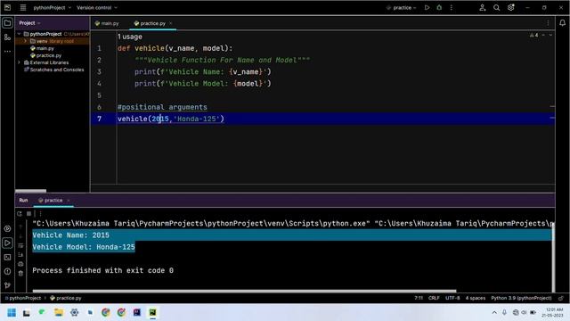 #22 How to use positional and keyword arguments | Python Functions | codetrix смотреть онлайн