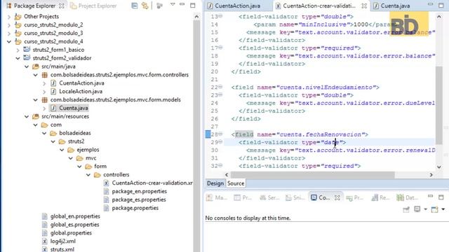Curso Struts 2 - Módulo 4: Validation Forms смотреть онлайн