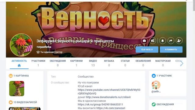 Группа для Верных и неверных. Верность рыцари и принцессы смотреть онлайн