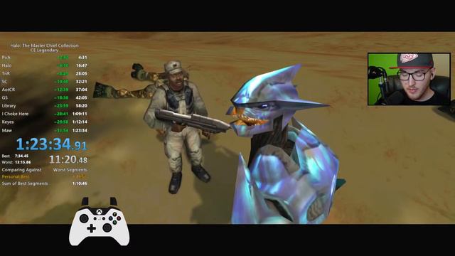 Halo CE Legendary Speedrunning LIVE смотреть онлайн